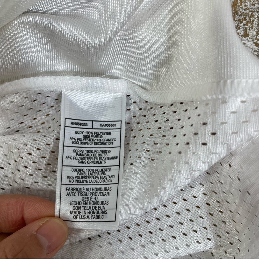 NWT NIKE VAPOR PRO MENS FOOTBALL TRAINING JERSEY WHITE SIZE XXL - Picture 5 of 8